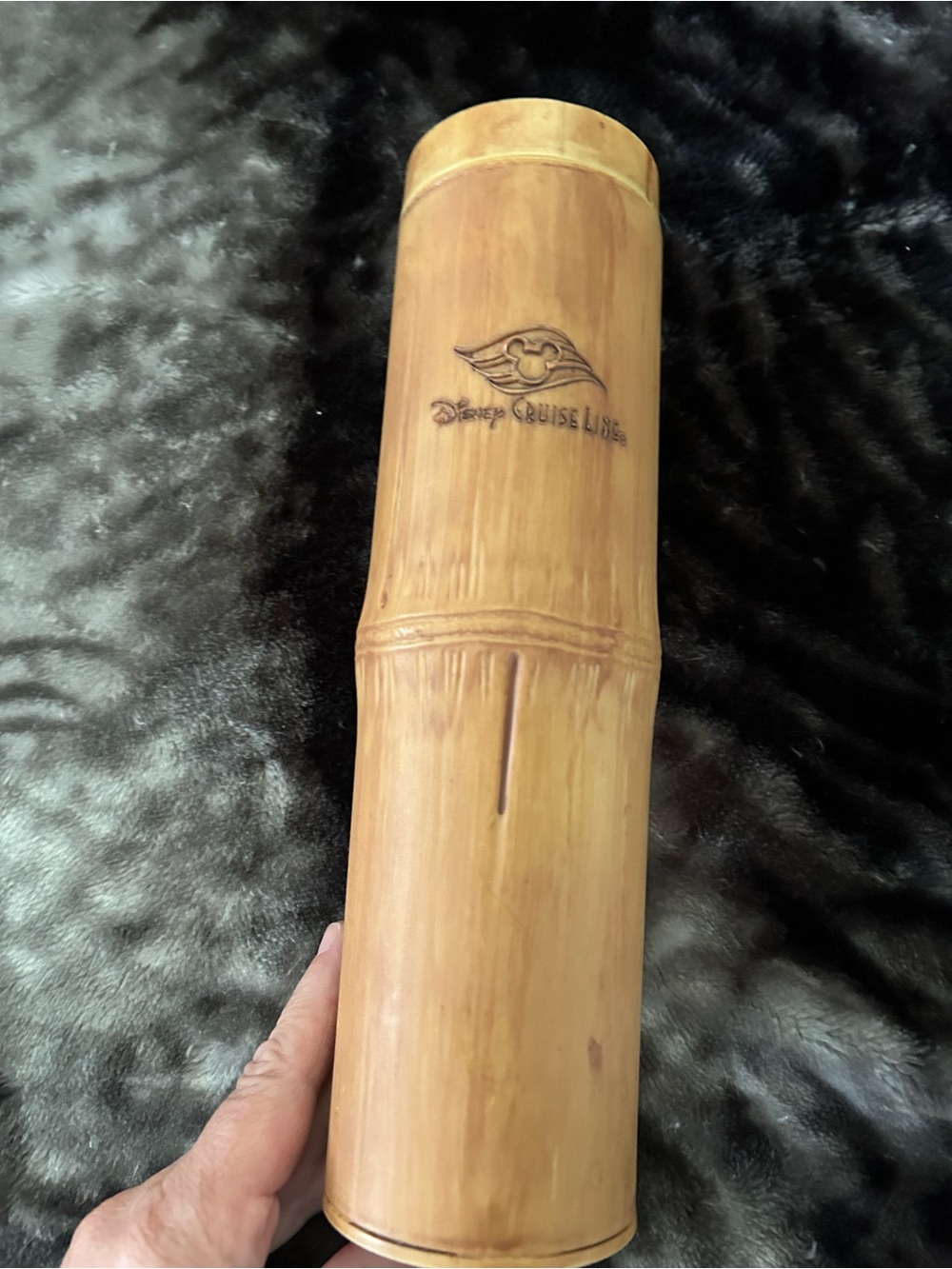 Bamboo Tiki-Style Disney Cruiseline tumbler - Tan